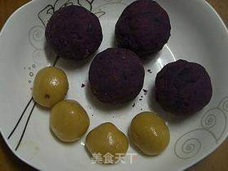 玫瑰紫薯月饼的做法步骤:4