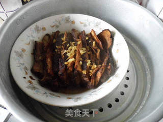 秋季贴补秋膘———————【 香芋扣肉】的做法步骤:16