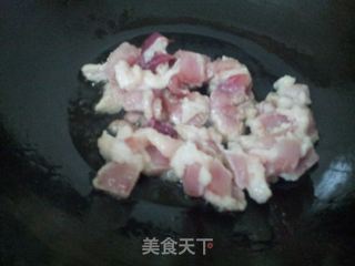 咸梅菜蒸花腩的做法步骤:3