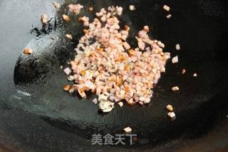 培根火腿萝卜糕的做法步骤:4