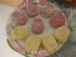 小兔冰皮月饼的做法步骤:13