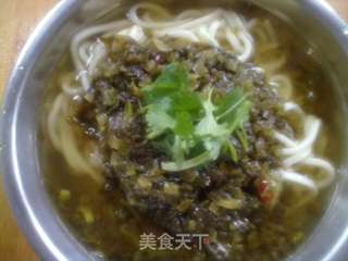 酸菜面的做法步骤:12