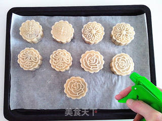 麻薯红豆沙月饼的做法步骤:29
