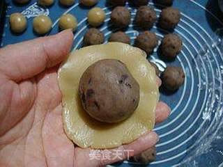 月圆中秋---------【椰香双豆沙月饼】的做法步骤:7