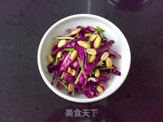 陈醋凉拌紫包菜的做法步骤:10