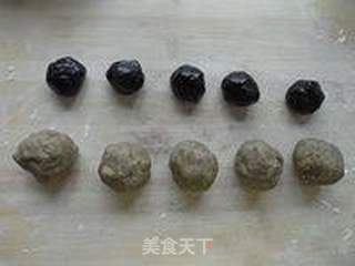巧克力绿豆月饼的做法步骤:5