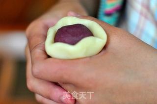 #自制紫薯酥皮月饼的做法,老公孩子大爱的做法图解8
