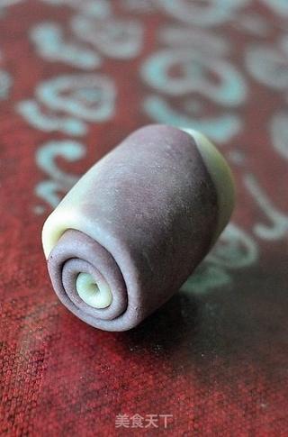 自制紫薯酥皮月饼的做法,老公孩子大爱的做法步骤:12
