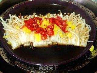 剁椒金针菇的做法步骤:5