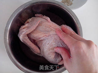 手撕盐焗鸡的做法步骤:4