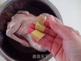 手撕盐焗鸡的做法步骤:7