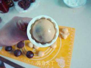 练练手做月饼——玫瑰豆沙月饼的做法步骤:7