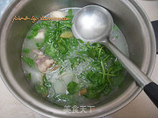 羊骨萝卜汤的做法步骤:6