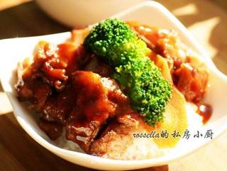 吃不厌的照烧鸡腿饭——rossella的私房小厨食谱的做法步骤:5