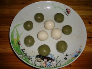 抹茶椰蓉糯米糍的做法步骤：6