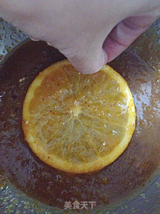 香橙芝麻烤鸡排的做法步骤:11