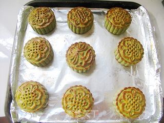 一样的月光,,不一样的生活——广式抹茶五仁月饼的做法步骤:14