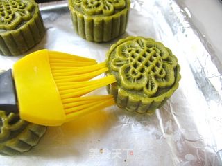 一样的月光,,不一样的生活——广式抹茶五仁月饼的做法步骤:13