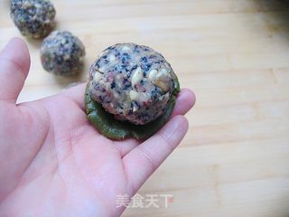 一样的月光,,不一样的生活——广式抹茶五仁月饼的做法步骤:6