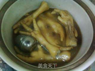 红烧板栗凤爪的做法步骤:7