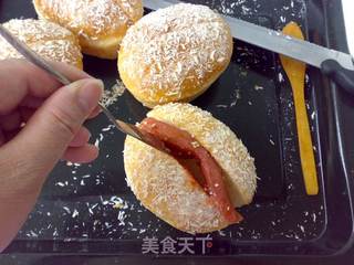 蜜汁叉烧堡的做法步骤:14