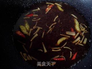 双椒照烧石斑鱼的做法步骤:7