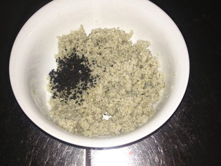 黑小米芝麻面包圈的做法步骤:7