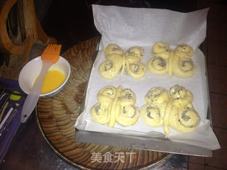黑小米芝麻面包圈的做法步骤:13