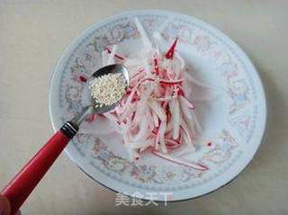 糖醋萝卜丝的做法步骤:5