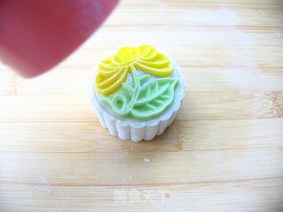 祝大家中秋快乐——玉米马蹄冰皮月饼的做法步骤:15