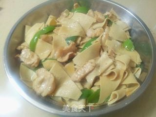 尖椒炒干豆腐的做法步骤：9