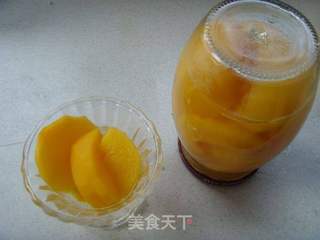 最有治愈系的甜品---糖水黄桃的做法步骤:6