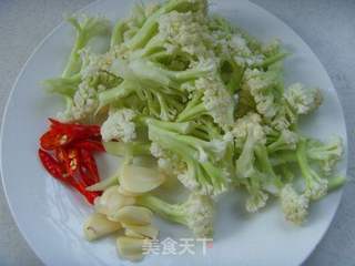 干锅菜花的做法步骤:2