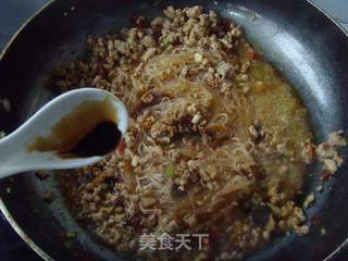 咸香麻辣---蚂蚁上树的做法步骤:8