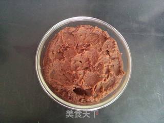 红糖豆沙月饼馅的做法步骤:9