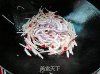 洋葱炒萝卜的做法步骤:5