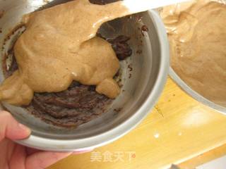 红糖红枣海绵蛋糕的做法步骤:12