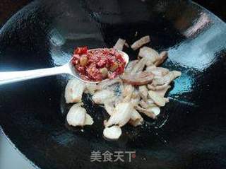 野韭菜苔回锅肉的做法步骤：6