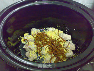 小米虫草排骨粥的做法步骤：3