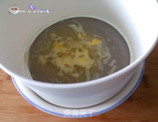 鲫鱼汤蒸鸡蛋羹的做法步骤:5