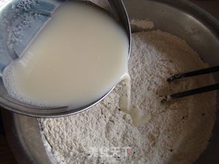 豆浆麻叶儿的做法步骤：2