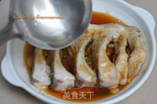 清蒸鱼排的做法步骤:5