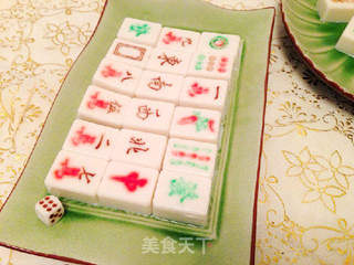 麻将杏仁豆腐的做法步骤:12