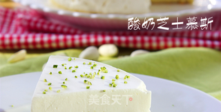 【酸奶芝士慕斯】美丽味觉的小清新 (内附戚风蛋糕做法)的做法步骤:15