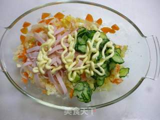简单的微波日式土豆沙拉的做法步骤:3