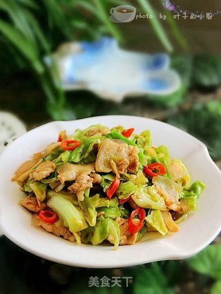 手撕包菜的做法步骤:9