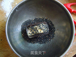创意做法————琥珀巧克力南瓜饼的做法步骤:10