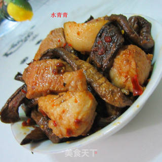 咸茄子烧肉的做法步骤:9