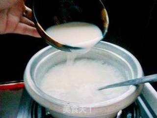 白糖豆浆粥的做法步骤:5