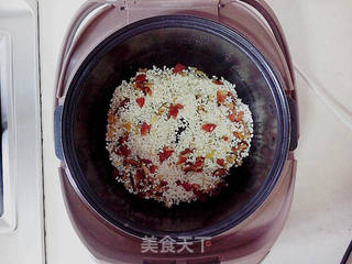 干贝花菇糯米饭 【电饭煲版本】的做法步骤:7